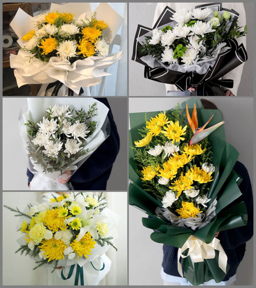贵州毕节市黔西县水西街道幸福社区白事花束代送